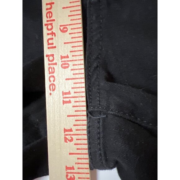 NEW! Fashion Nova Black Bell Bottom Distressed Jeans Women's Size 11 - Picture 6 of 11